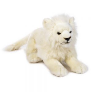 peluche Lelly leone bianco grande
