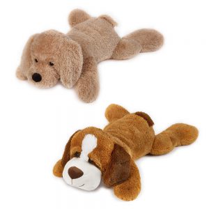 Peluche cani stesi assortiti